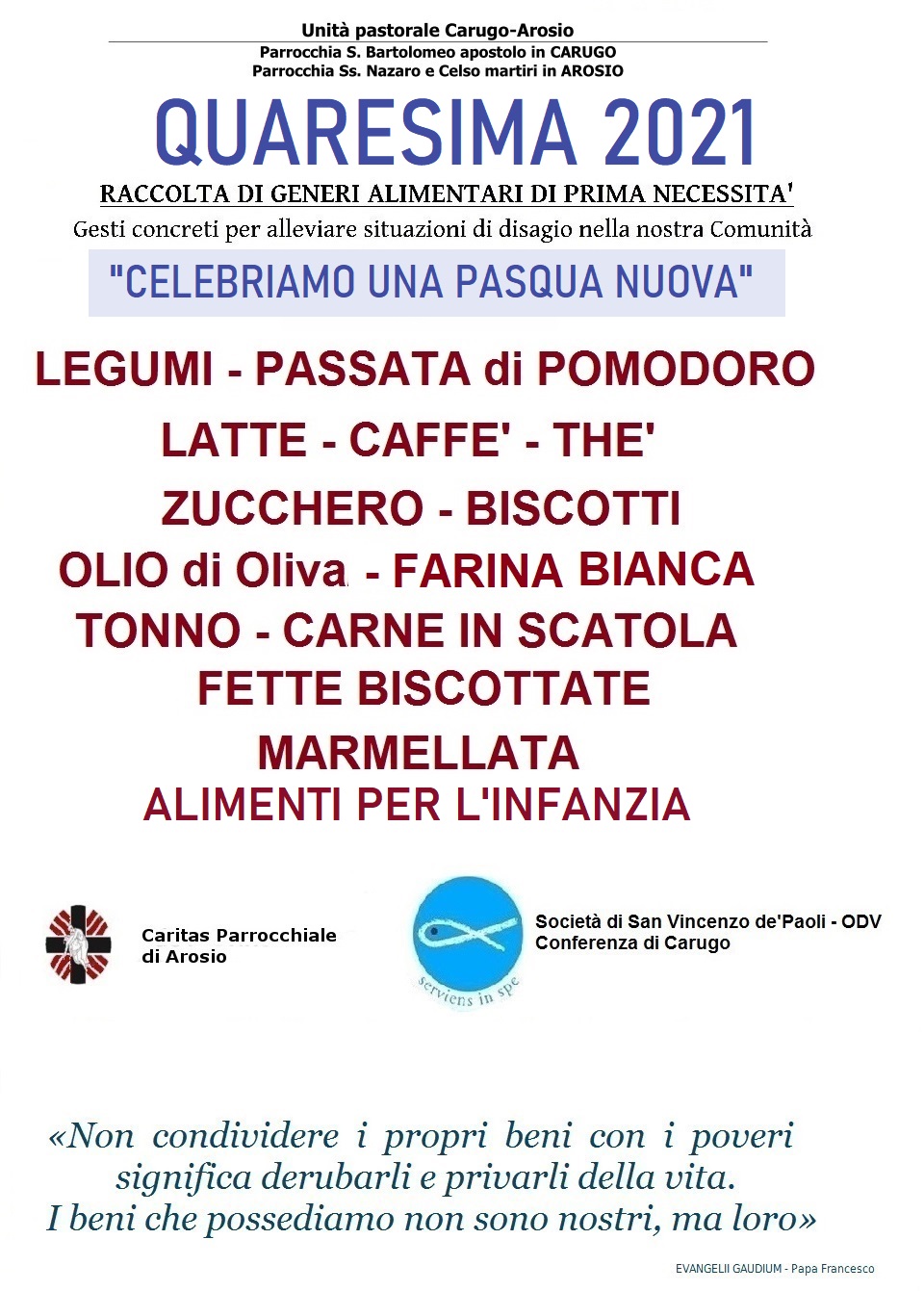 Raccolta Alimentare 2102